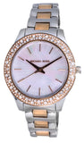 Michael Kors Liliane Quartz Mother of Pearl White Dial Two Tone Steel Strap Watch For Women - MK1048 Buy Now By Michael Kors