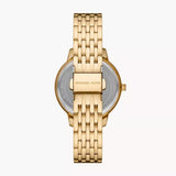 Michael Kors Three Hand Silver Dial Gold Steel Strap Watch for Women - MK1051 Buy Now By Michael Kors