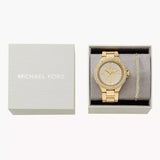 Michael Kors Camille Three-Hand Crystals Gold Dial Gold Steel Strap Watch for Women - MK1067 Buy Now By Michael Kors
