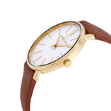 Michael Kors Pyper Quartz Silver Dial Brown Leather Watch For Women - MK2740 Buy Now By Michael Kors