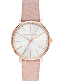 Michael Kors Pyper Quartz White Dial Pink Leather Strap Watch For Women - MK2859 Buy Now By Michael Kors