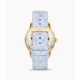 Michael Kors Tibby Multifunction White Dial Blue Leather Strap Watch For Women - MK2965 Buy Now By Michael Kors