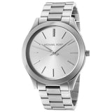 Michael Kors Slim Runway Silver Dial Silver Stainless Steel Strap Watch for Women - MK3178 Buy Now By Michael Kors