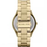 Michael Kors Slim Runway Gold Dial Gold Stainless Steel Strap Watch for Women - MK3179 Buy Now By Michael Kors