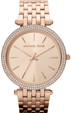 Michael Kors Darci Rose Gold Dial with Diamonds Rose Gold Stainless Steel Strap Watch for Women - MK3192 Buy Now By Michael Kors