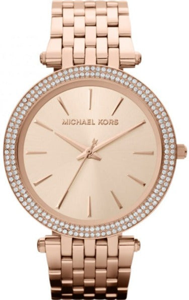 Michael Kors Darci Rose Gold Dial with Diamonds Rose Gold Stainless Steel Strap Watch for Women - MK3192 Buy Now By Michael Kors