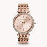 Michael Kors Darci Rose Gold Dial with Diamonds Rose Gold Stainless Steel Strap Watch for Women - MK3192 Buy Now By Michael Kors