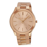 Michael Kors Slim Runway Rose Gold Dial Rose Gold Steel Strap Watch for Women - MK3197 Buy Now By Michael Kors