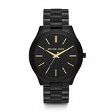 Michael Kors Slim Runway Black Dial Black Stainless Steel Strap Watch for Women - MK3221 Buy Now By Michael Kors