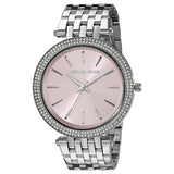 Michael Kors Darci Crystal Pink Dial Silver Stainless Steel Strap Watch for Women - MK3352 Buy Now By Michael Kors
