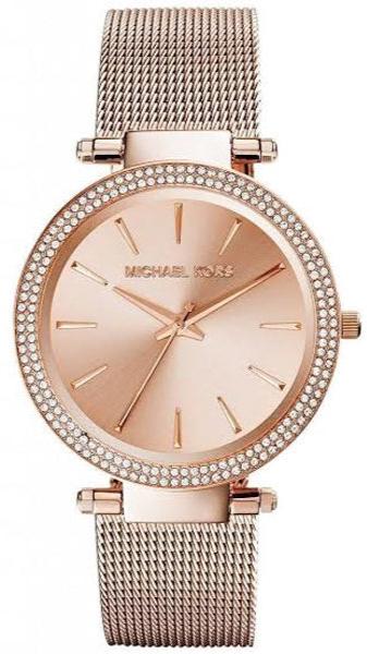 Michael Kors Darci Rose Gold Dial Rose Gold Mesh Bracelet Watch for Women - MK3369 Buy Now By Michael Kors