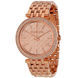 Michael Kors Darci Rose Gold Dial Steel Strap Watch for Women - MK3399 Buy Now By Michael Kors