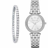 Michael Kors Darci Silver Dial Silver Steel Strap Watch for Women - MK3429 Buy Now By Michael Kors