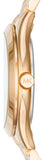 Michael Kors Slim Runway Gold Dial Gold Steel Strap Watch For Women - MK3456 Buy Now By Michael Kors