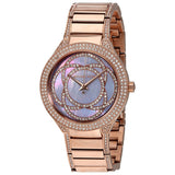 Michael Kors Kerry Purple Dial Rose Gold Stainless Steel Strap Watch for Women - MK3482 Buy Now By Michael Kors