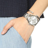 Michael Kors Hartman Quartz Silver Dial Silver Steel Strap Watch For Women - MK3489 Buy Now By Michael Kors