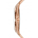 Michael Kors Slim Runway Quartz Blue Dial Rose Gold Steel Strap Watch For Women - MK3494 Buy Now By Michael Kors