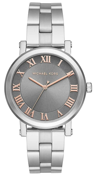 Michael Kors Norie Grey Dial Silver Stainless Steel Strap Watch for Women - MK3559 Buy Now By Michael Kors