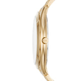 Michael Kors Slim Runway Gold Dial Gold Steel Strap Watch for Women - MK3590 Buy Now By Michael Kors