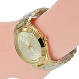 Michael Kors Slim Runway Gold Dial Gold Steel Strap Watch for Women - MK3590 Buy Now By Michael Kors