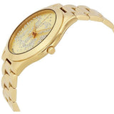 Michael Kors Slim Runway Gold Dial Gold Steel Strap Watch for Women - MK3590 Buy Now By Michael Kors