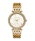 Michael Kors Darci White Dial Gold Steel Strap Watch for Women - MK3727 Buy Now By Michael Kors