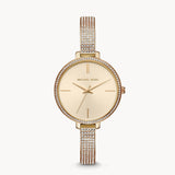 Michael Kors Jaryn Quartz Gold Dial Gold Steel Strap Watch For Women - MK3784 Buy Now By Michael Kors