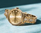 Michael Kors Sofie Quartz Gold Dial Gold Steel Strap Watch For Women - MK3881 Buy Now By Michael Kors