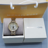 Michael Kors Portia Quartz Gold Dial Gold Steel Strap Watch For Women - MK3886 Buy Now By Michael Kors