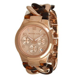 Michael Kors Runway Rose Gold Dial Two Tone Steel Strap Watch for Women - MK4269 Buy Now By Michael Kors