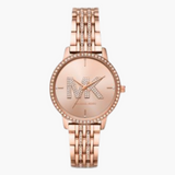 Michael Kors Melissa Pave Quartz Rose Gold Dial Rose Gold Steel Strap Watch for Women - MK4372 Buy Now By Michael Kors