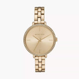 Michael Kors Charley Three-Hand Quartz Gold Dial Gold Steel Strap Watch for Women - MK4399 Buy Now By Michael Kors