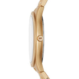 Michael Kors Slim Runway Quartz Gold Dial Gold Steel Strap Watch For Women - MK4501 Buy Now By Michael Kors