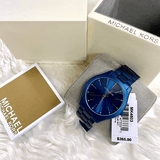 Michael Kors Slim Runway Quartz Blue Dial Blue Steel Strap Watch For Women - MK4503 Buy Now By Michael Kors