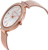 Michael Kors Darci Quartz Mother of Pearl White Dial Rose Gold Mesh Bracelet Watch For Women - MK4519 Buy Now By Michael Kors