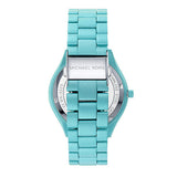 Michael Kors Slim Runway Blue Dial Blue Steel Strap Watch For Women - MK4525 Buy Now By Michael Kors