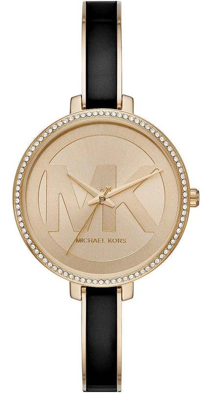Michael Kors Jaryn Quartz Gold Dial Black Steel Strap Watch For Women - MK4544 Buy Now By Michael Kors
