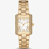 Michael Kors Emery Three-Hand Crystals Silver Dial Gold Steel Strap Watch for Women - MK4640 Buy Now By Michael Kors