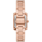 Michael Kors Emery Three-Hand Crystals Silver Dial Rose Gold Steel Strap Watch for Women - MK4641 Buy Now By Michael Kors