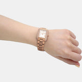 Michael Kors Emery Three-Hand Crystals Silver Dial Rose Gold Steel Strap Watch for Women - MK4641 Buy Now By Michael Kors