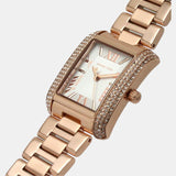 Michael Kors Emery Three-Hand Crystals Silver Dial Rose Gold Steel Strap Watch for Women - MK4641 Buy Now By Michael Kors