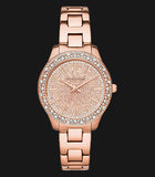 Michael Kors Liliane Three Hand Rose Gold Dial Rose Gold Steel Strap Watch For Women - MK4651 Buy Now By Michael Kors
