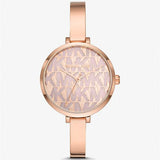 Michael Kors Naia Quartz Rose Gold Dial Rose Gold Steel Strap Watch for Women - MK4679 Buy Now By Michael Kors