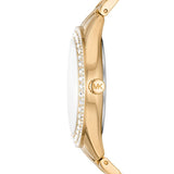Michael Kors Harlowe Three-Hand Quartz Gold Dial Gold Steel Strap Watch For Women - MK4709 Buy Now By Michael Kors