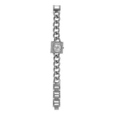 Michael Kors Chain Lock Pave Silver Dial Silver Steel Strap Watch For Women - MK4718 Buy Now By Michael Kors