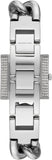 Michael Kors Chain Lock Pave Silver Dial Silver Steel Strap Watch For Women - MK4718 Buy Now By Michael Kors