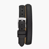 Michael Kors Empire Three-Hand Silver Dial Black Leather Strap Watch For Women - MK4722 Buy Now By Michael Kors