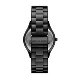 Michael Kors Slim Runway Analog Black Dial Black Steel Strap Watch For Women - MK4734 Buy Now By Michael Kors