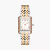 Michael Kors Emery Three-Hand White Dial Two Tone Steel Strap Watch for Women - MK4744 Buy Now By Michael Kors
