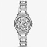 Michael Kors Sage Pavé Crystals Silver Dial Silver Steel Strap Watch for Women - MK4825LE Buy Now By Michael Kors